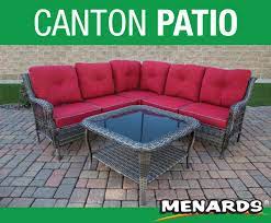 The Backyard Creations Canton Patio Sectional Comes With Table To Comple Outdoor Wicker Furniture Outdoor Furniture Covers Waterproof Outdoor Living Furniture