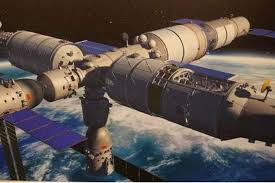 Image result for international space station through telescope