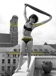 Photo - Uschi Glas poses on a rooftop in a bikini, 1965 | eBay