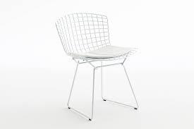 Eames wire chair with seat pad. Bertoia Side Chair By Knoll Stylepark