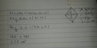 Check spelling or type a new query. Luas Permukaan Prisma Belah Ketupat Cara Golden