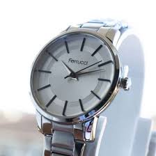 Ferrucci Gumus Renk Celik Kordonlu Gumus Renk Kadranli Kadin Saati Kadin Saati Gumus Renkler