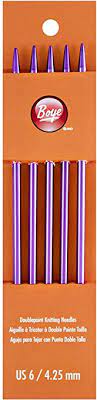 Knitting needle sizes can be confusing. Amazon Com Simplicity Creative Group Inc 3236307006m Boye 7 Inch Aluminum Double Point Knitting Needles Size 6
