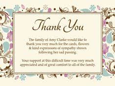 Thank you note samples for flowers. 15 Funeral Notes Ideas Sympathy Thank You Cards Funeral Thank You Funeral Thank You Cards