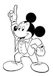 What about coloring this beautiful coloring page with mickey and minnie looking each other? Free Printable Mickey Mouse Coloring Pages For Kids