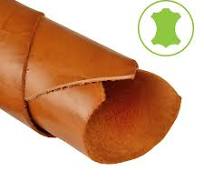 Burnt Orange Chrome Tanned Buffalo Leather 3 to 4 oz. Hide & Panels