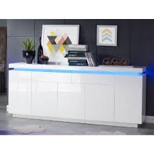 Sideboards and buffets with hutches seem to be found in the kitchen more than they are in a formal dining room. Buffet Bas Salon Blanc Novocom Top