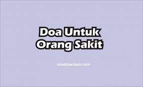 Doa Kesembuhan Untuk Orang Sakit Laki Laki