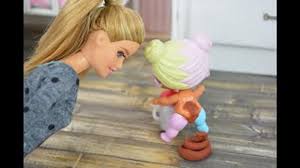 Barbie doll & horse playset, blonde hair with riding accessories. Lol Surprise Dolls Poop On The Floor When Barbie Babysits Barbie Videos Dailymotion Video