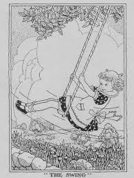 Who Has Seen The Wind Neither I Nor You Poem The Swing By Marion Humphreys Matchitt Coloring Pages Illustration Childrens Illustrations