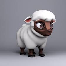 Cartoon Animal Sheep 3d Obj Sheep Art Cartoon Animals Cartoon