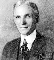 Henry Ford, Inventor by JS Art Print