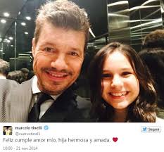 Marcelo tinelli y paula robles. El Tierno Saludo De Cumpleanos De Tinelli A Su Hija Juanita Nexofin