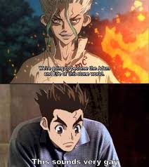 Dr Stone Memes In 2020 Funny Anime Pics Anime Anime Movies
