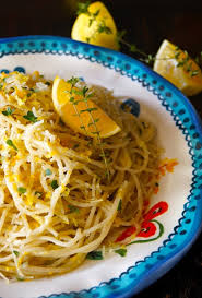 Meyer Lemon Spaghetti with Thyme | Cooking On The Weekends