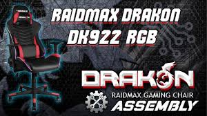 Games street is the most prestigious gaming store in sri lanka, delivers the best gaming experience by providing contact form. Raidmax Drakon Dk922 Rgb Gaming Seat Unboxing And Assembly Youtube