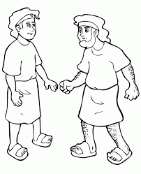 Jacob and esau bible coloring pages for preschool, kindergarten and elementary school children to print and color. Acumen Jacob Esau Coloring Page Danasrhjtop Brilliance Jacob And Coloring Home