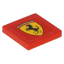 If you find a lower price anywhere on any product we sell, we'll beat their final price by $1. Lego Part 3068bpb0104 Red Tile 2 X 2 With Ferrari Logo Pattern Sticker Set 8386 At Brickscout