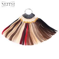 Neitsi Human Hair Rings Color Charts For Human Hair Extensions Salon Dyeing Sample Can Be Dyed Fast Shipping Handmade Hair Accessories Butterfly