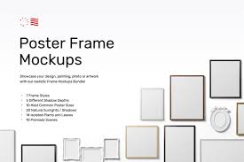 Download Poster Frame Mockups Generator In 2020 Poster Frame Frame Mockups Business Card Mock Up PSD Mockup Templates