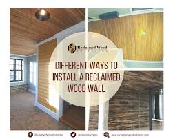 I knew i wanted to add a great feature wall here. Different Ways To Install A Reclaimed Wood Wall Reclaimed Wood Solutions