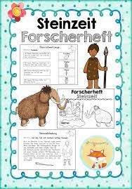Forscherheft Steinzeit Steinzeit Grundschule Steinzeit Hohlenmalerei