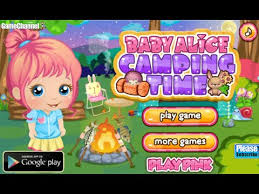 Play free games at bestflashgames.com! Baby Games Baby Alice Camping Online Free Flash Game Videos Gameplay Youtube