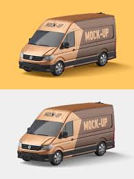 Download Cargo Van Mockup Set Cargo Van Van Transportation Logo