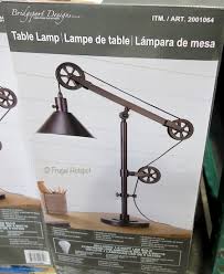Product title volity desk lamp bedside lamp table lamp,led rose fl. Costco Sale Bridgeport Designs Pulley Table Lamp 29 99