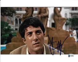 DUSTIN HOFFMAN SIGNED THE GRADUATE BENJAMIN BRADDOCK 8x10 PHOTO B BECKETT  BAS