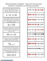 These inequality worksheets are a good resource for students in the 5th grade through the 8th grade. Inequalities Worksheets And Online Exercises