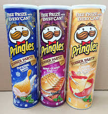 There are 39 elaborate place settings on a triangular table for 39 mythical and historical famous women. 3 X Pringles Dinner Patry Limited Edition Full Sealed Collectible Tubes Expired Ebay