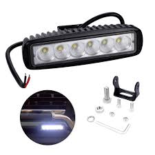 Led Light Bar With Single Row 6 Led Lights 6inch 18w 6500k Ip67 Waterproof Working Light Bar For Suv Truck Boat Light Source Led Light Tech Led From Eforcar 7 04 Dhgate Com