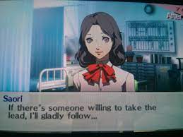 Persona Bullshit — You know, her outlook on having a relationship is...