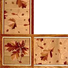 Oak Leaf Wood Border Floor Border By Oshkosh Designs Oak Oak Leaf Wood Floors