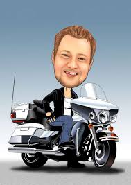 Sport Bike Sportfahrrad Lustige Karikaturen Fahrrad