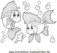 Ausmalbild Fische Im Wasser Ausdrucken Malvorlage Fisch Ausmalbilder Ausmalbilder Fische