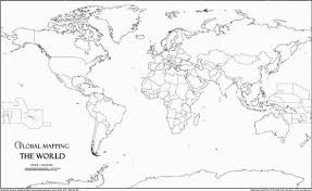 Black and white printable world. Black And White World Map Printable World Map Printable World Map With Countries World Map Coloring Page