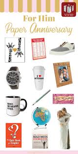25 Paper Anniversary Gift Ideas For Him Paper Gifts Anniversary Paper Anniversary First Wedding Anniversary Gift