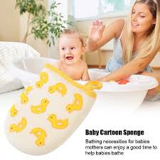 Better yet, the brand threw in a sweet wooden baby rattle too! Greensen Cartoon Mittens Model Cotton Baby Bath Shower Sponge Kids Bath Brush Cotton Scrubber Baby Shower Sponge Baby Bath Sponge Walmart Canada