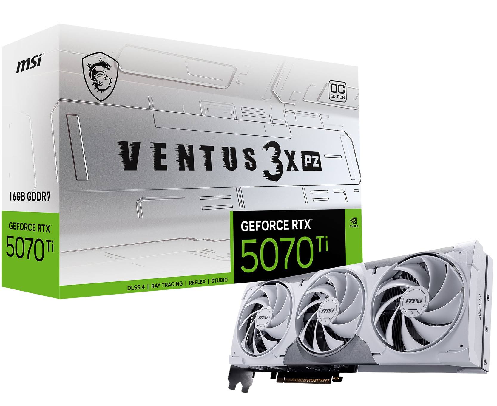MSI GeForce RTX 5070 Ti 16G VENTUS 3X OC