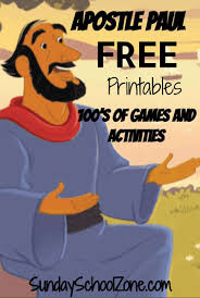 Paul's second journey activity sheets : Free Printable Bible Activities About Paul On Sunday School Zone