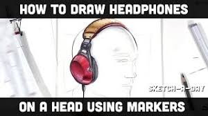 This way, you won't have to strain your neck to look at the buttons on the neckband. How To Draw Headphones On A Head Youtube