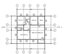 A single professional may incorporate a home office into their three bedroom house plan, while still leaving space for a guest room. Ground Floor Plan Of Three Bedroom Bungalow Download Scientific Diagram