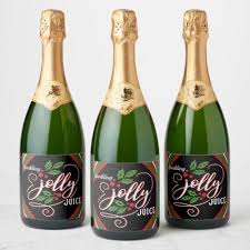 Black Ace Of Spades Bottle Sparkling Jolly Juice Christmas Champagne Bottle Champagne Label Zazzle Com Champagne Label Champagne Bottle