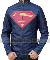 Man Of Steel Superman Jacket Blue Leather Jacket Men Style Leather Jacket Men Mens Jackets