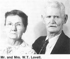 William Thomas Lovell and Annie Elizabeth Webb Lovell