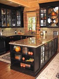 Log Home Kitchen Would Like Grey Cabinets Log Home Interiors Log Home Kitchens Log Homes