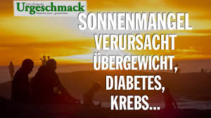 Sonne Ubergewicht Und Depressionen Vitamin D Video Urgeschmack