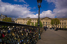 Love locks immediately began appearing on the pont de l'archevêché and have since spread to at least 11 seine bridges, the canal saint martin footbridges, and to parks and monuments all over the city. Pont Des Arts Wikipedia